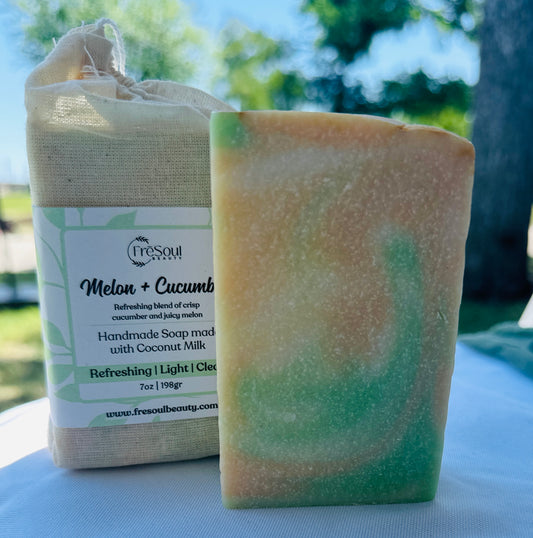 Melon+ Cucumber Soap
